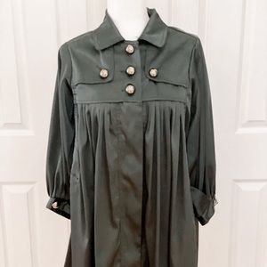 Black Romeo & Juliette Couture Swing Coat - Large